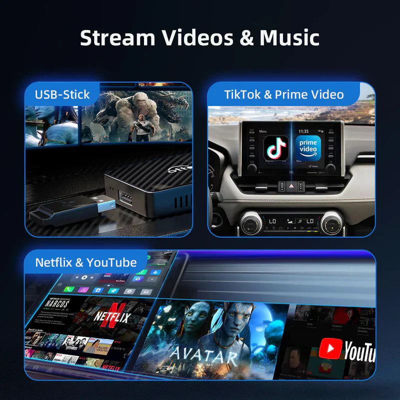 Carlinkit Tbox UHD Android 13 CarPlay AI Box with HD Output